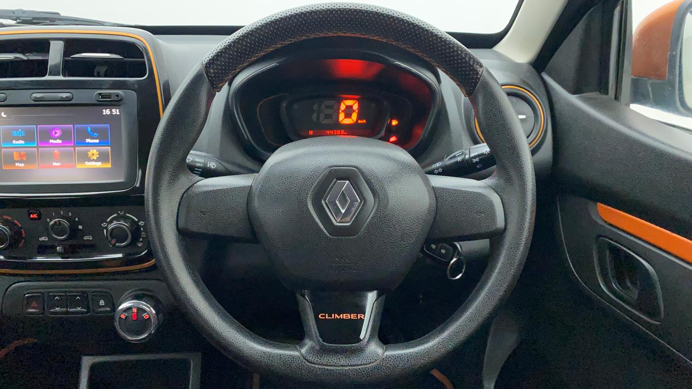 2018 Renault Kwid CLIMBER 1.0 AMT, Petrol, Automatic, 44,984 km, Steering Wheel Close Up