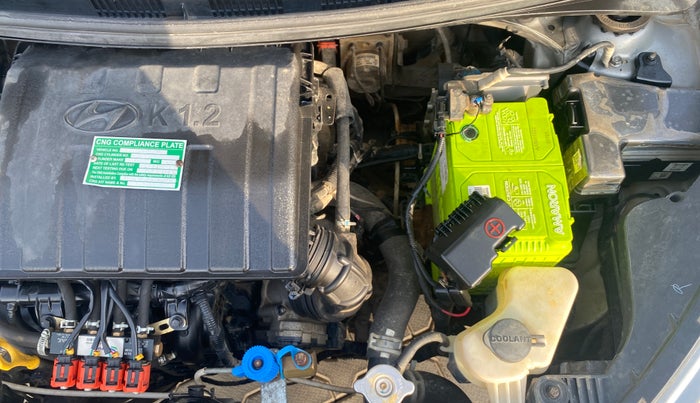 2018 Hyundai Grand i10 SPORTZ 1.2 KAPPA VTVT, CNG, Manual, 92,318 km, Engine View - Left