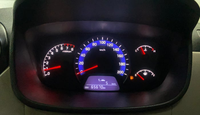 2015 Hyundai Xcent S 1.2, Petrol, Manual, 65,668 km, Odometer Image