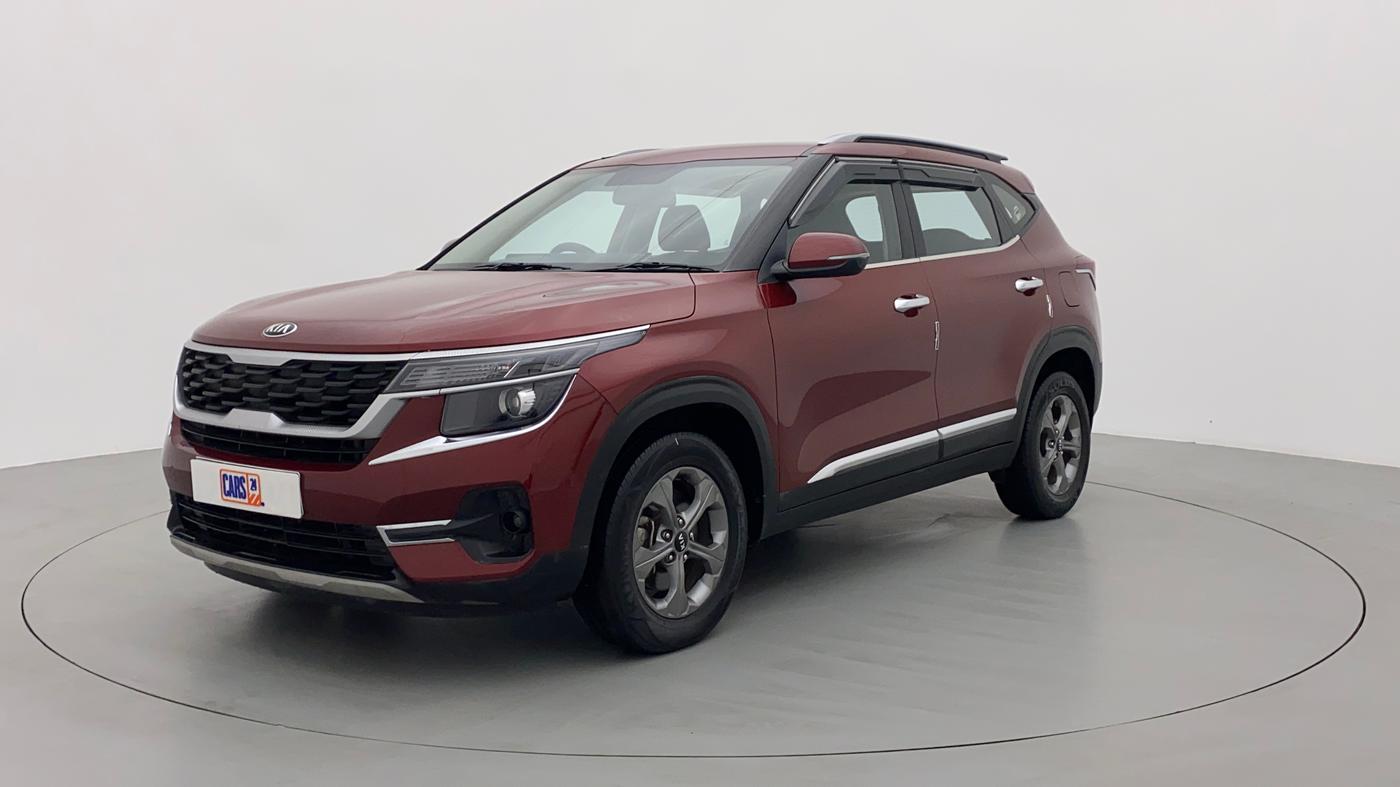 2020 KIA SELTOS HTK PLUS AT 1.5 DIESEL, Diesel, Automatic, 58,259 km, Left Front Diagonal