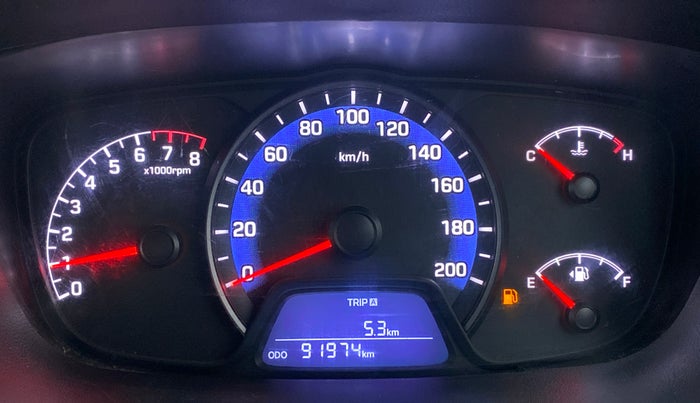 2016 Hyundai Xcent S 1.2, Petrol, Manual, 92,098 km, Odometer Image