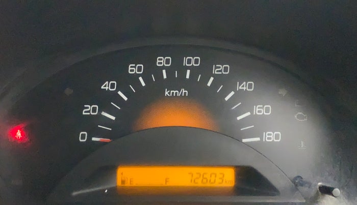 2015 Maruti Wagon R 1.0 LXI, Petrol, Manual, 72,602 km, Odometer Image