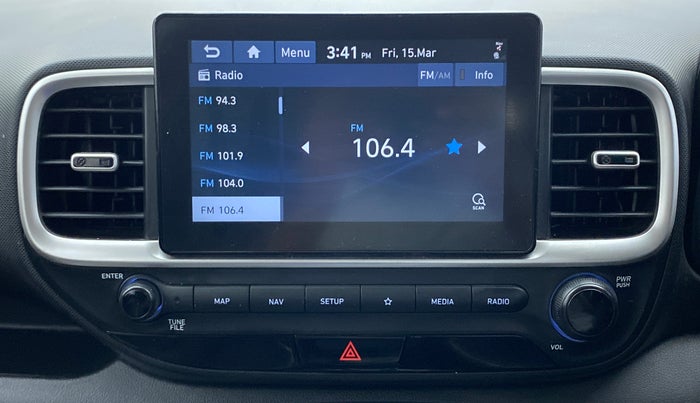 2021 Hyundai VENUE SX PLUS 1.0 TURBO DCT, Petrol, Automatic, 37,987 km, Infotainment System