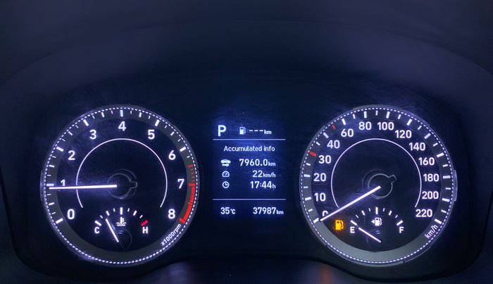 2021 Hyundai VENUE SX PLUS 1.0 TURBO DCT, Petrol, Automatic, 37,987 km, Odometer Image