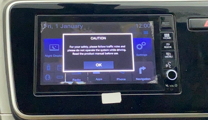 2017 Honda City 1.5L I-VTEC ZX CVT, Petrol, Automatic, 45,676 km, Infotainment System