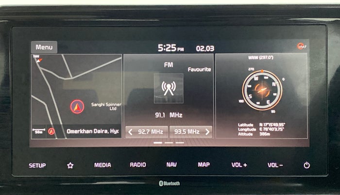 2020 KIA SELTOS HTX 1.5 CVT PETROL, Petrol, Automatic, 67,320 km, Touchscreen Infotainment System