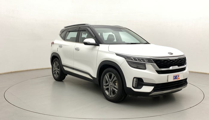 2020 KIA SELTOS HTX 1.5 CVT PETROL, Petrol, Automatic, 67,320 km, Right Front Diagonal
