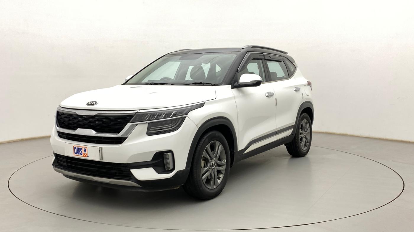 2020 KIA SELTOS HTX 1.5 CVT PETROL, Petrol, Automatic, 67,320 km, Left Front Diagonal