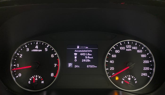 2020 KIA SELTOS HTX 1.5 CVT PETROL, Petrol, Automatic, 67,320 km, Odometer Image