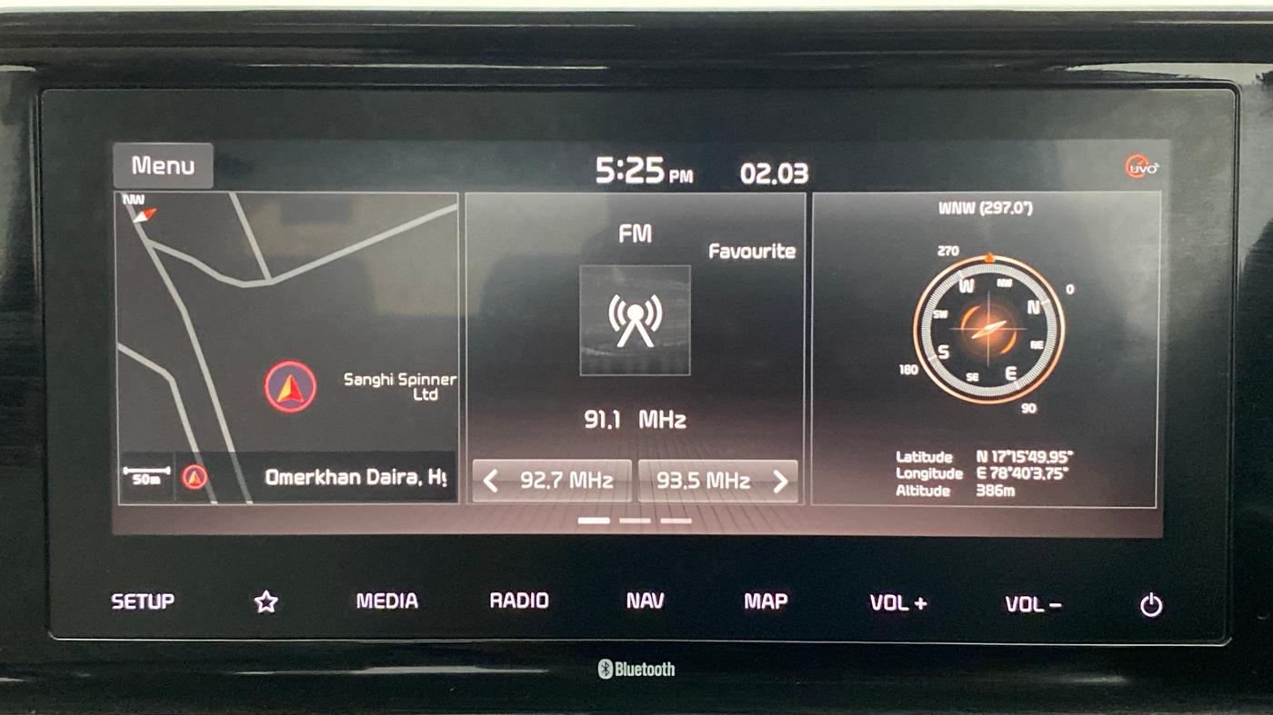 2020 KIA SELTOS HTX 1.5 CVT PETROL, Petrol, Automatic, 67,320 km, Infotainment System
