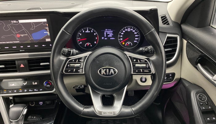 2020 KIA SELTOS HTX 1.5 CVT PETROL, Petrol, Automatic, 67,320 km, Steering Wheel Close Up