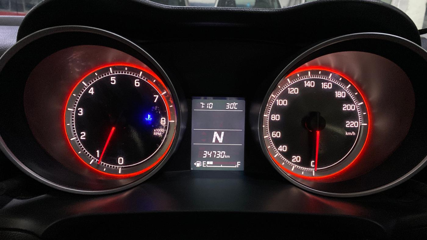 2023 Maruti Swift ZXI AMT, Petrol, Automatic, 34,721 km, Odometer Image