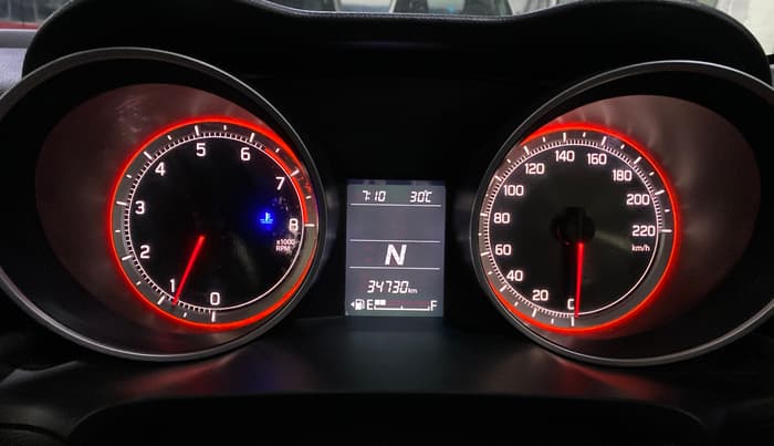 2023 Maruti Swift ZXI AMT, Petrol, Automatic, 34,721 km, Odometer Image