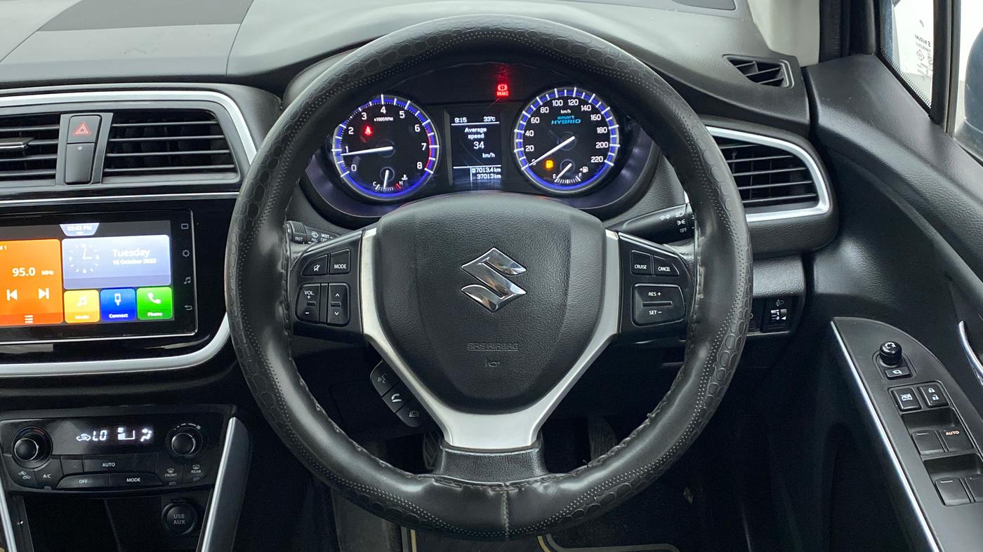2021 Maruti S Cross ZETA SHVS PETROL, Petrol, Manual, 37,034 km, Steering Wheel Close Up