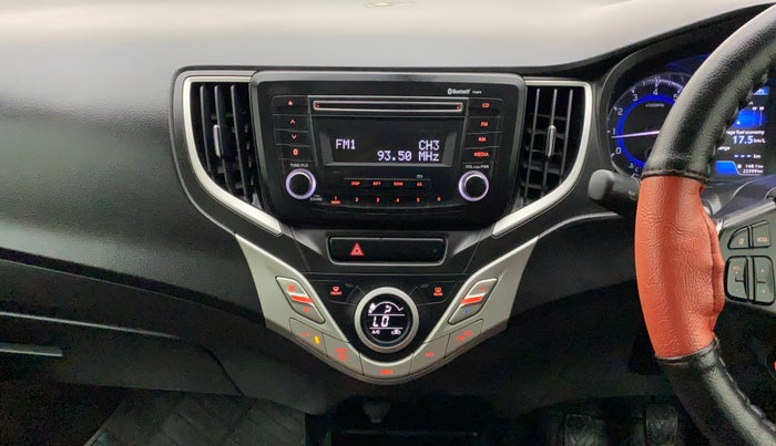 2017 Maruti Baleno ZETA PETROL 1.2, Petrol, Manual, 22,396 km, Air Conditioner