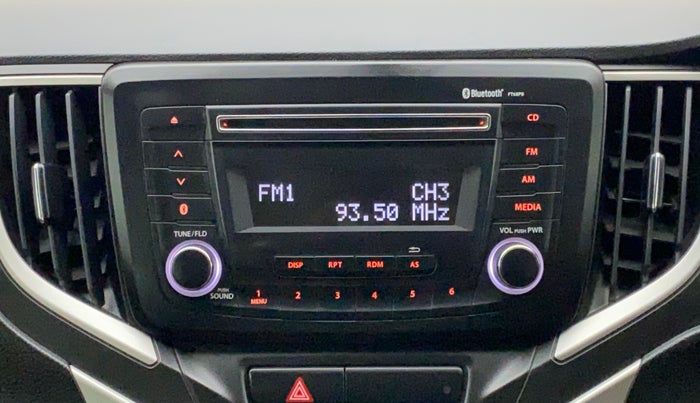 2017 Maruti Baleno ZETA PETROL 1.2, Petrol, Manual, 22,396 km, Infotainment System