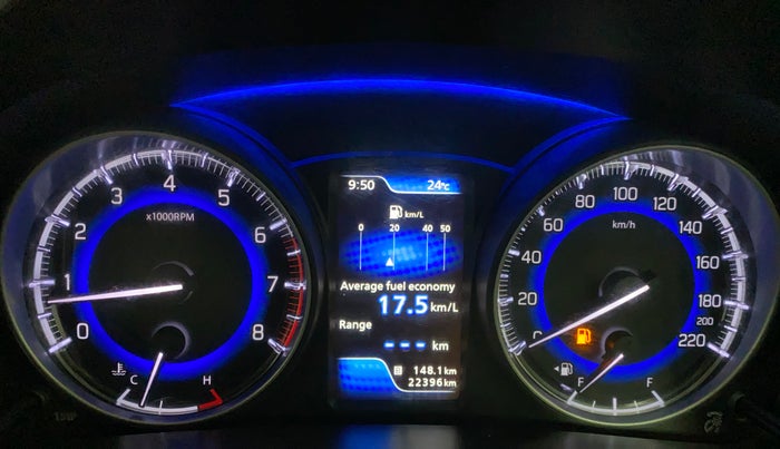 2017 Maruti Baleno ZETA PETROL 1.2, Petrol, Manual, 22,396 km, Odometer Image