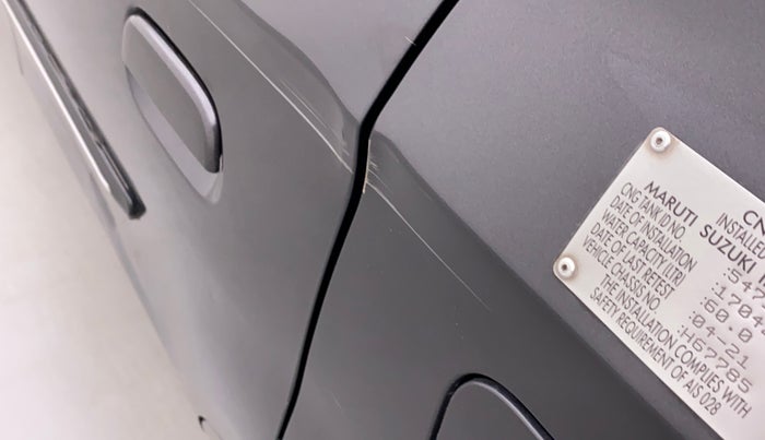 2021 Maruti Alto LXI CNG, CNG, Manual, 29,033 km, Left quarter panel - Slightly dented