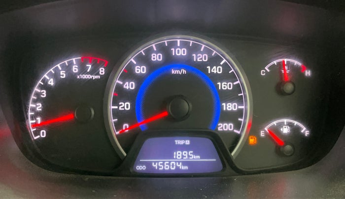 2018 Hyundai Grand i10 SPORTZ (O) 1.2 KAPPA VTVT, Petrol, Manual, 45,578 km, Odometer Image