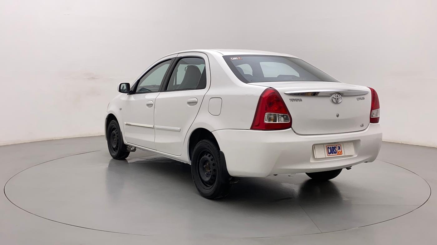 2012 Toyota Etios G, Petrol, Manual, 65,175 km, Left Back Diagonal