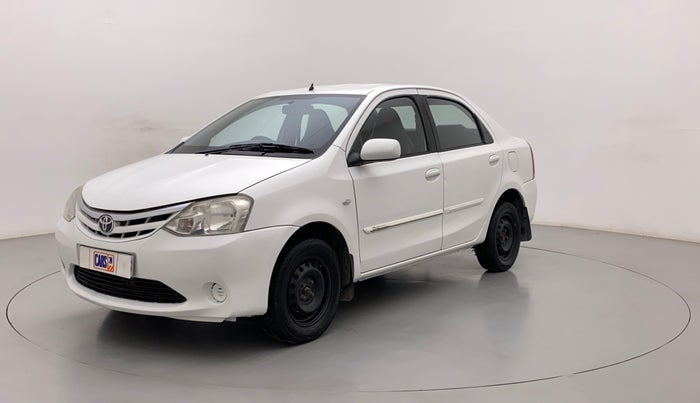 2012 Toyota Etios G, Petrol, Manual, 65,175 km, Left Front Diagonal