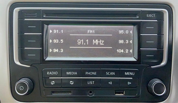 2016 Volkswagen Vento HIGHLINE 1.2 TSI AT, Petrol, Automatic, 68,459 km, Infotainment System