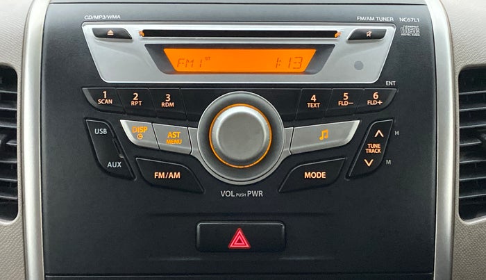2013 Maruti Wagon R 1.0 VXI, Petrol, Manual, 18,887 km, Infotainment System
