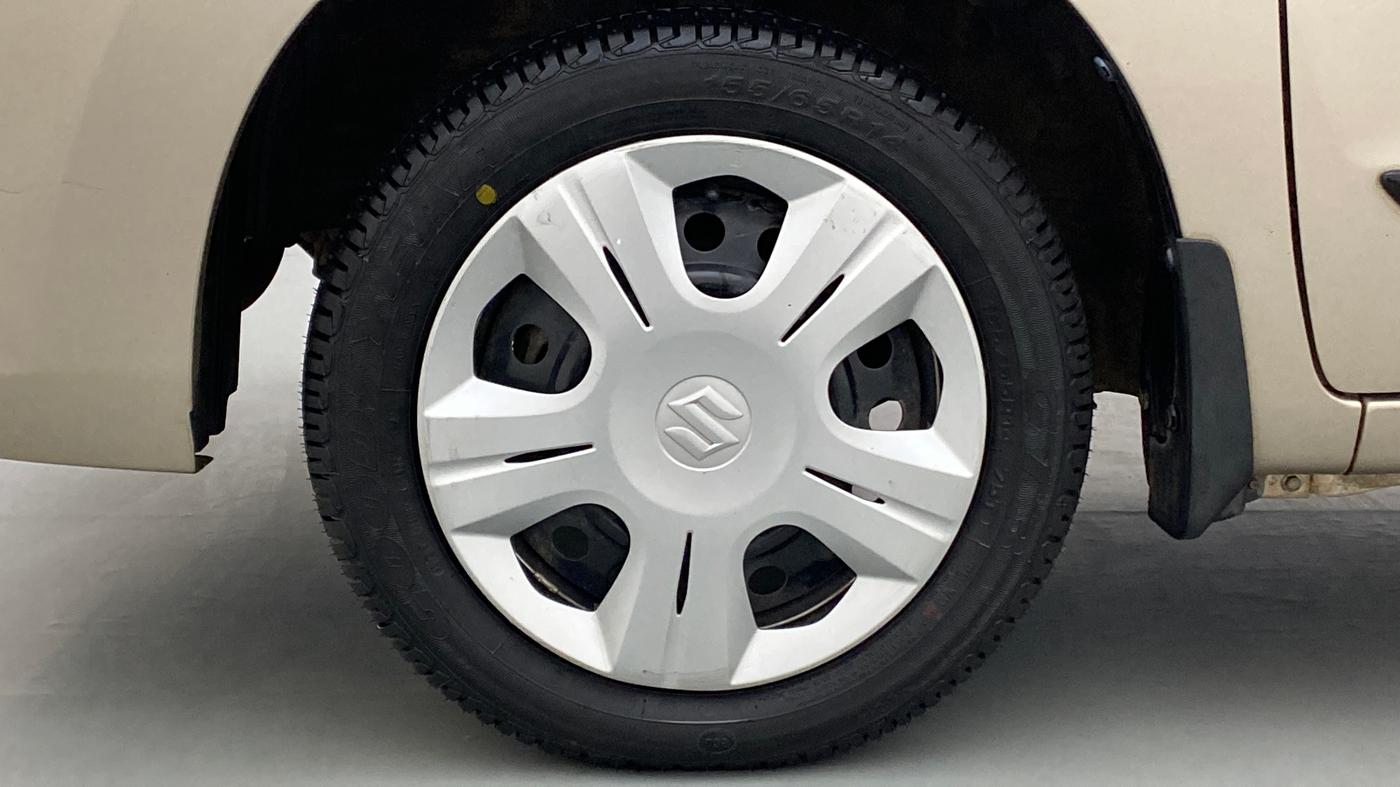 2013 Maruti Wagon R 1.0 VXI, Petrol, Manual, 18,887 km, Left Front Wheel