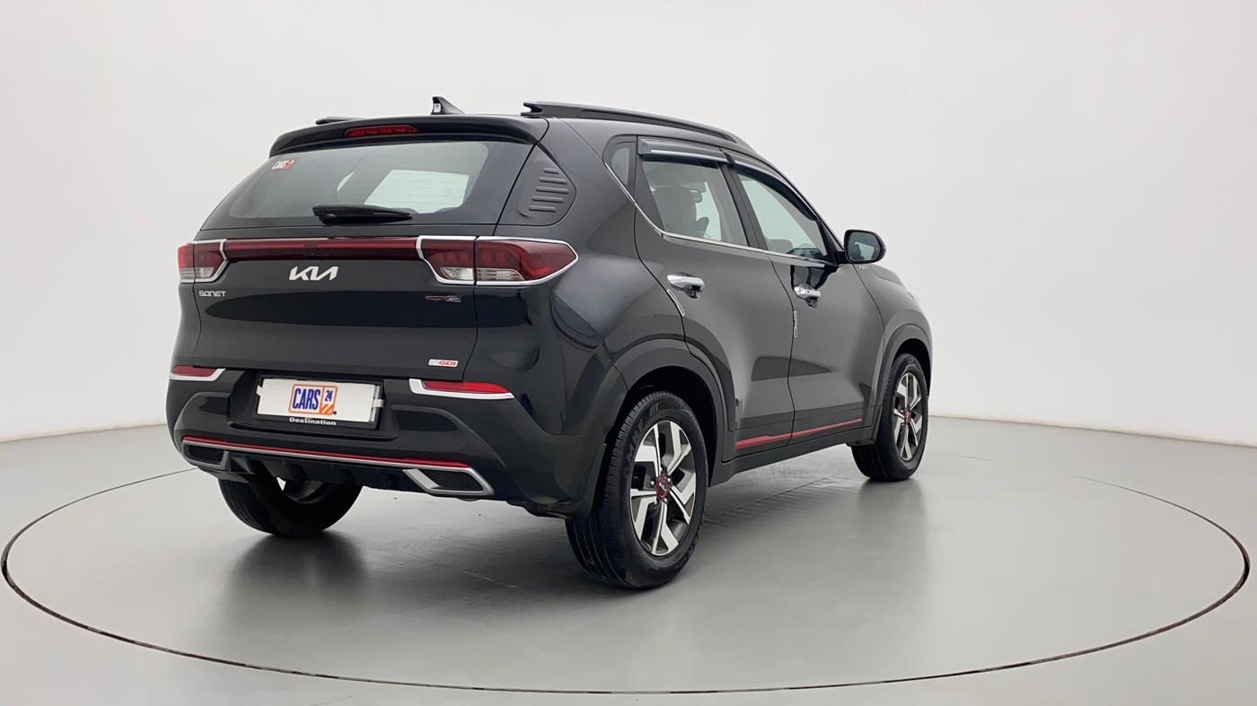 2023 KIA SONET GTX PLUS 1.0 DCT, Petrol, Automatic, 15,877 km, Right Back Diagonal