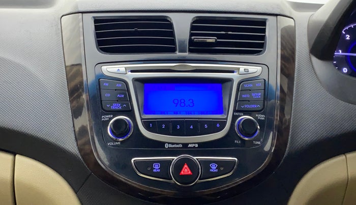 2013 Hyundai Verna FLUIDIC 1.6 CRDI SX, Diesel, Manual, 1,28,368 km, Infotainment System