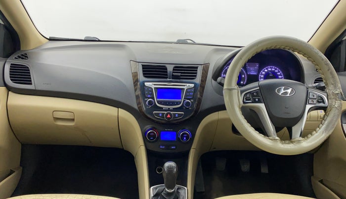 2013 Hyundai Verna FLUIDIC 1.6 CRDI SX, Diesel, Manual, 1,28,368 km, Dashboard