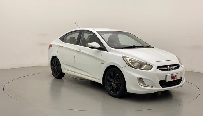 2013 Hyundai Verna FLUIDIC 1.6 CRDI SX, Diesel, Manual, 1,28,368 km, Right Front Diagonal