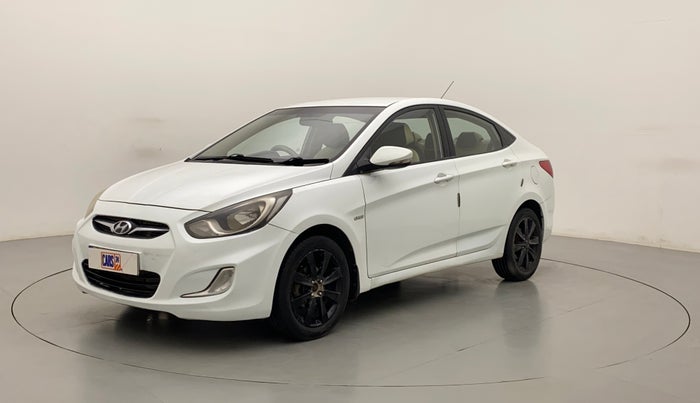 2013 Hyundai Verna FLUIDIC 1.6 CRDI SX, Diesel, Manual, 1,28,368 km, Left Front Diagonal
