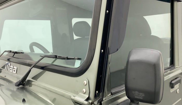 2019 Mahindra Thar CRDE 4X4 AC, Diesel, Manual, 46,258 km, Left A pillar - Slight discoloration