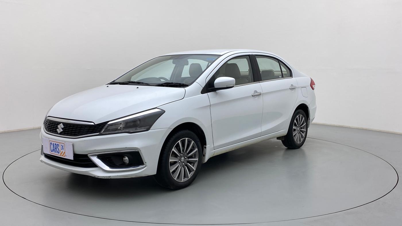 2021 Maruti Ciaz ALPHA 1.5 AT SHVS, Petrol, Automatic, 23,097 km, Left Front Diagonal