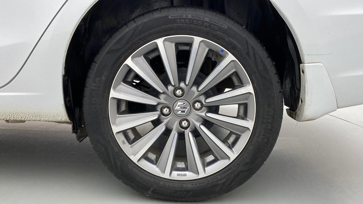 2021 Maruti Ciaz ALPHA 1.5 AT SHVS, Petrol, Automatic, 23,097 km, Left Rear Wheel