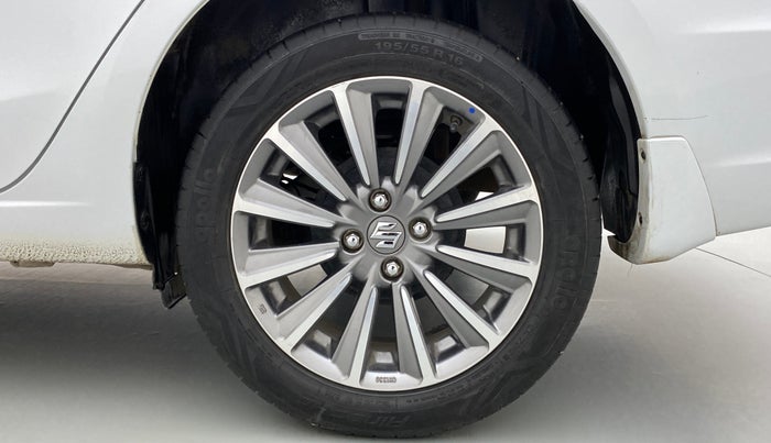2021 Maruti Ciaz ALPHA 1.5 AT SHVS, Petrol, Automatic, 23,097 km, Left Rear Wheel