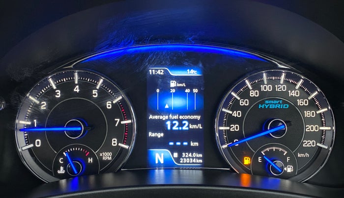 2021 Maruti Ciaz ALPHA 1.5 AT SHVS, Petrol, Automatic, 23,097 km, Odometer Image