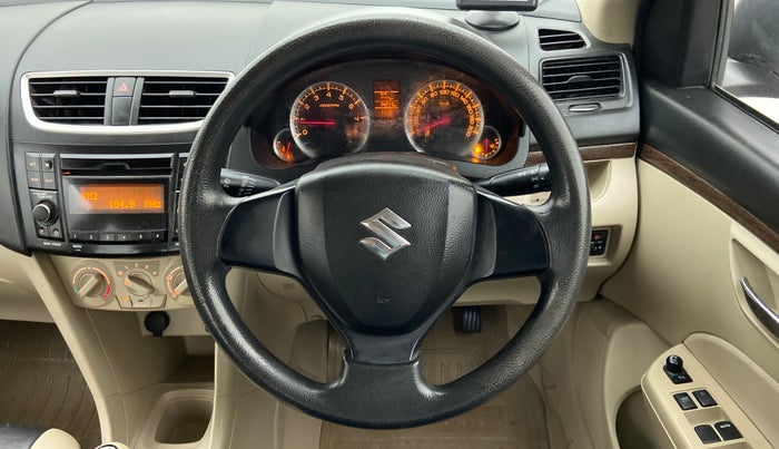 2015 Maruti Swift Dzire VXI, Petrol, Manual, 74,217 km, Steering Wheel Close Up