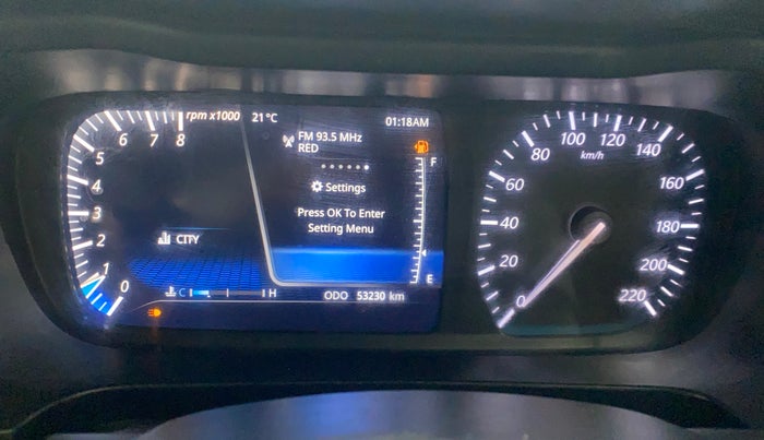 2020 Tata ALTROZ XZ PETROL, Petrol, Manual, 53,259 km, Odometer Image