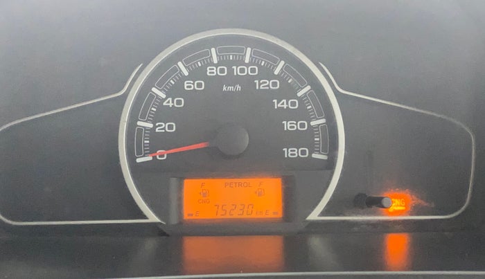 2020 Maruti Alto LXI CNG, CNG, Manual, 75,230 km, Odometer Image