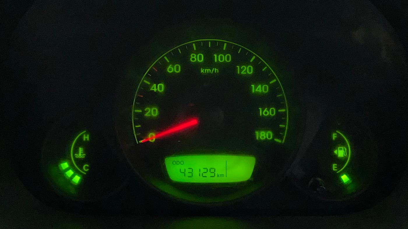 2016 Hyundai Eon ERA +, Petrol, Manual, 43,129 km, Odometer Image