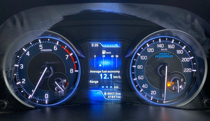 2020 Maruti Ertiga ZXI+ SHVS, Petrol, Manual, 41,857 km, Odometer Image