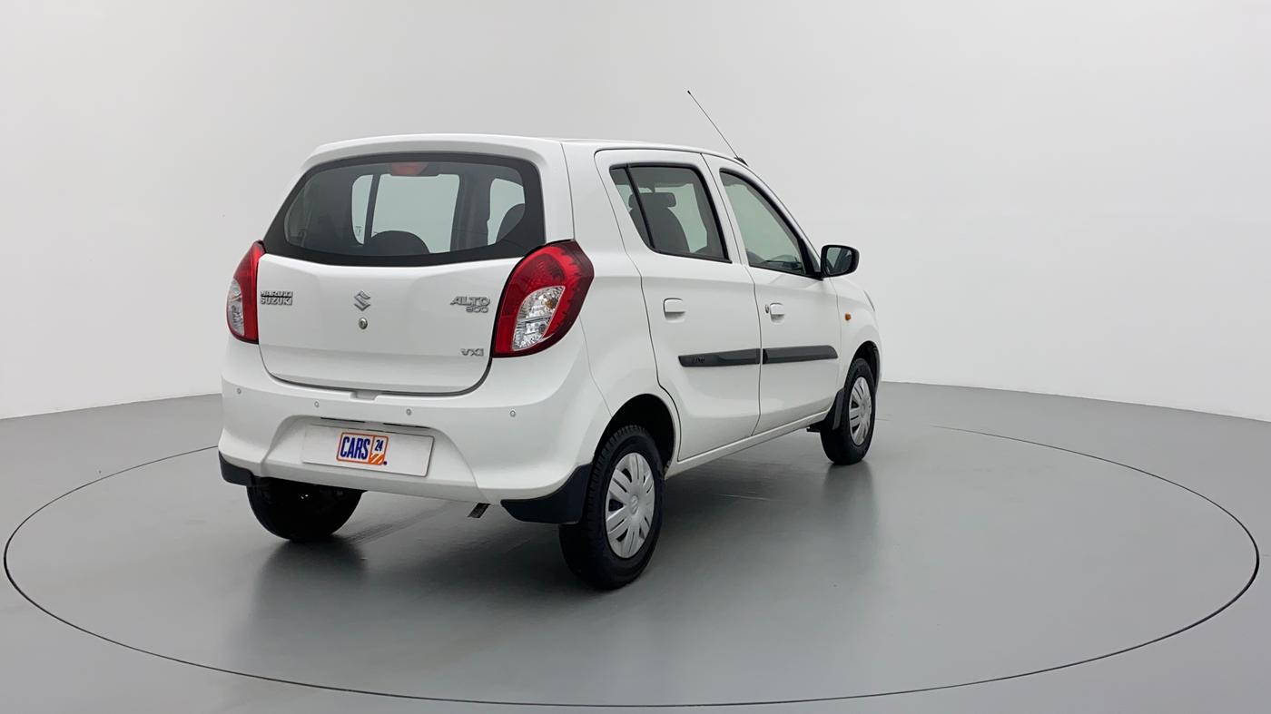 2019 Maruti Alto 800 VXI, Petrol, Manual, 3,719 km, Right Back Diagonal (45- Degree) View
