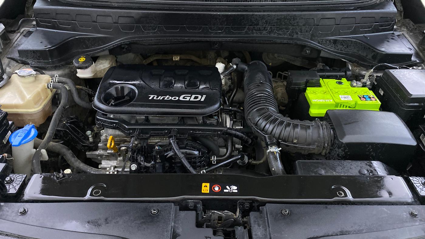 2021 KIA SONET HTX PLUS 1.0 IMT, Petrol, Manual, 87,291 km, Engine View