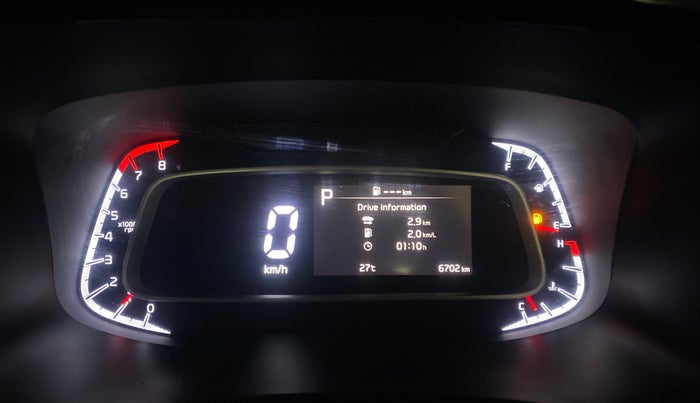 2023 KIA SONET HTX 1.0 DCT, Petrol, Automatic, 6,700 km, Odometer Image