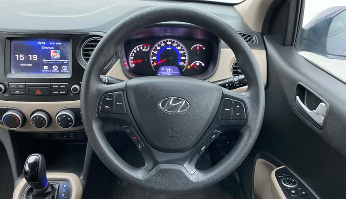 2018 Hyundai Grand i10 SPORTZ AT 1.2 KAPPA VTVT, Petrol, Automatic, 24,548 km, Steering Wheel Close Up