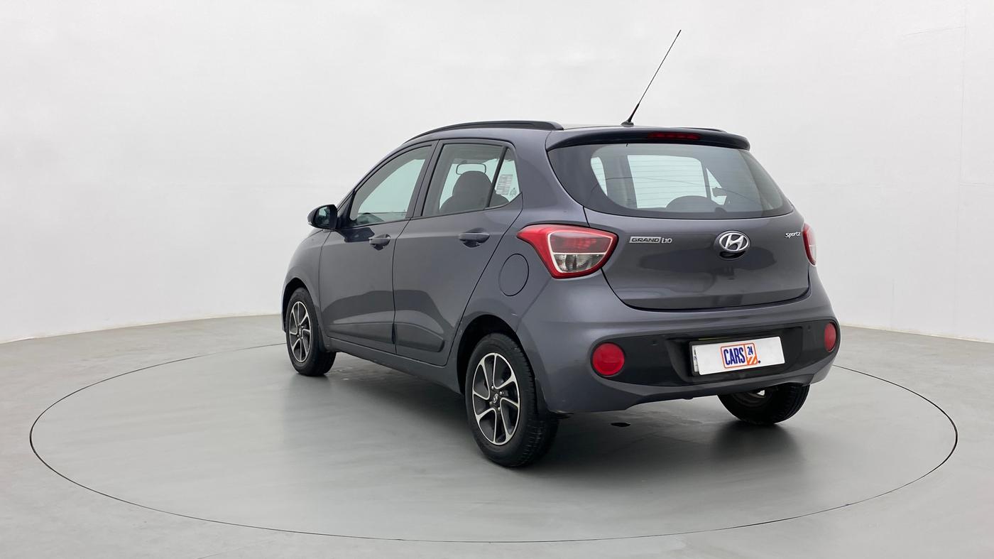 2018 Hyundai Grand i10 SPORTZ AT 1.2 KAPPA VTVT, Petrol, Automatic, 24,548 km, Left Back Diagonal
