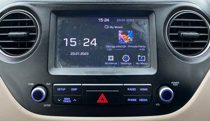 2018 Hyundai Grand i10 SPORTZ AT 1.2 KAPPA VTVT, Petrol, Automatic, 24,548 km, Infotainment System