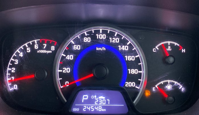 2018 Hyundai Grand i10 SPORTZ AT 1.2 KAPPA VTVT, Petrol, Automatic, 24,548 km, Odometer Image